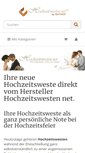 Mobile Screenshot of hochzeitswesten.net